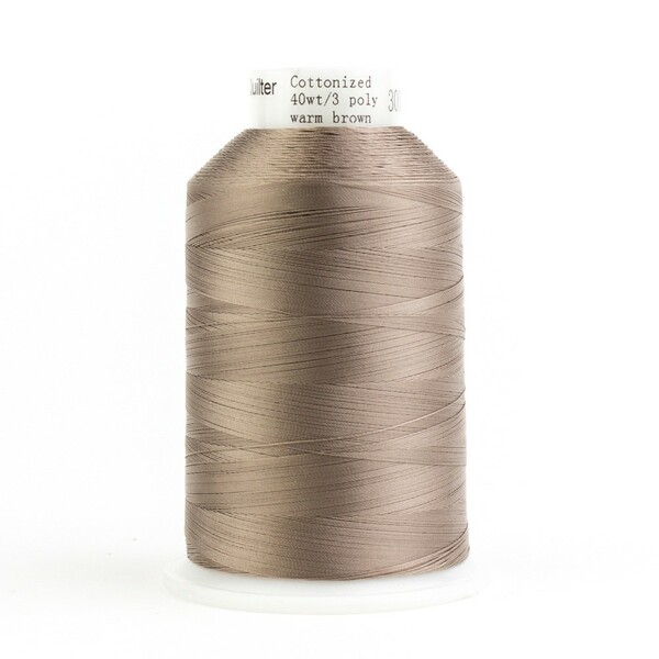 Wonderfil Threads Master Quilter Soft Polyester 40wt 2743m Warm Brown Master Quilter Soft Polyester 40wt 2743m Warm Brown