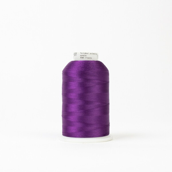 Wonderfil Threads Polyfast Polyester 40wt 5000yd Mulberry Polyfast Polyester 40wt 5000yd Mulberry