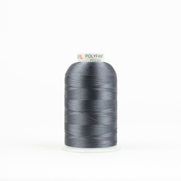 Wonderfil Threads Polyfast Polyester 40wt 5000yd Silver Haze Polyfast Polyester 40wt 5000yd Silver Haze