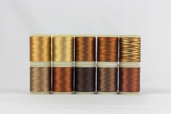 Wonderfil Threads HRMPKBRN Splendor Harmony Pack Set Brown Colorway