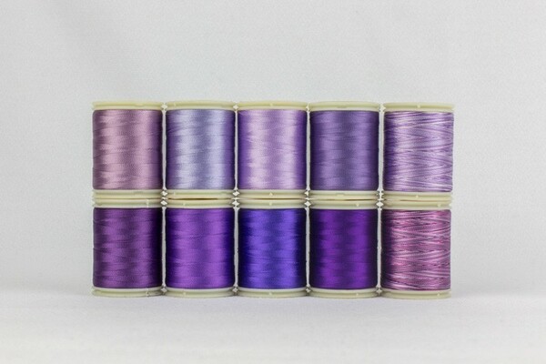 Wonderfil Threads HRMPKPRP Splendor Harmony Pack Set Purple Colorway