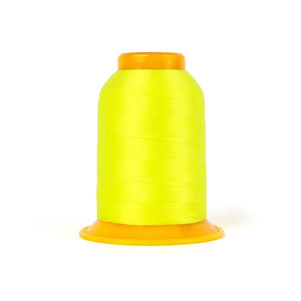 Wonderfil Threads SL-52 SoftLoc Wooly Polyester 2743m Neon Yellow