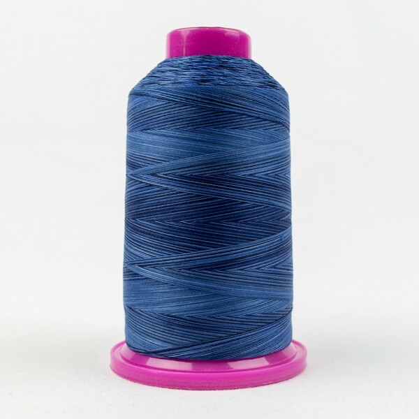 Wonderfil Threads TUL-24 Tutti Variegated 50wt Cotton Thread 2286m Blue Night