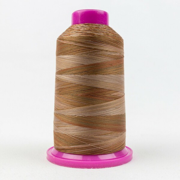 Wonderfil Threads TUL-35 Tutti Variegated 50wt Cotton Thread 2286m Clay