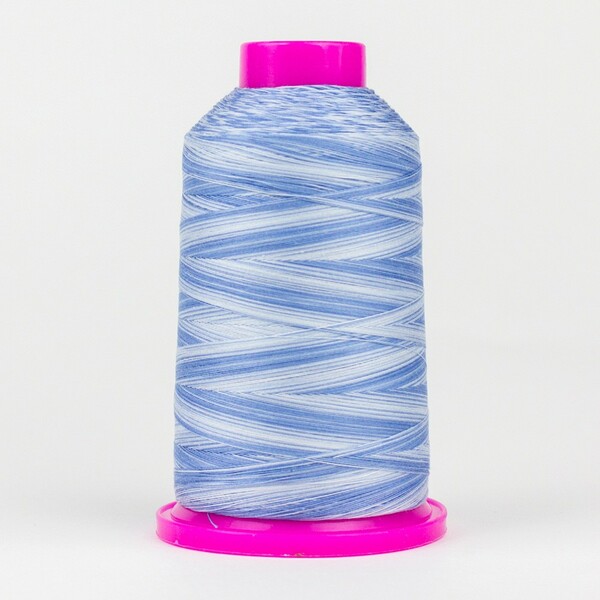 Wonderfil Threads TUL-21 Tutti Variegated 50wt Cotton Thread 2286m Sky Blue