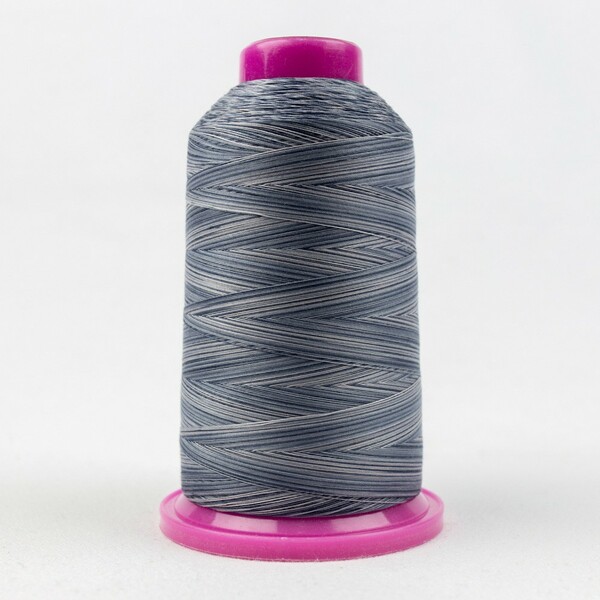 Wonderfil Threads TUL-40 Tutti Variegated 50wt Cotton Thread 2286m Slate