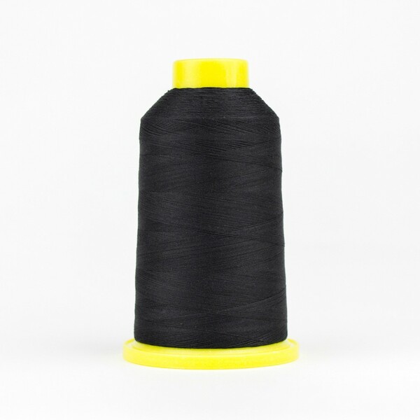 Wonderfil Threads UL-101 Ultima Cotton Wrapped Polyester 40wt 2743m Black