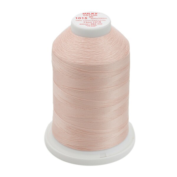 Sulky Cotton Thread 2-ply 30wt 400d 3200yds Medium Peach