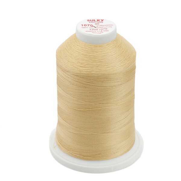 Sulky Cotton Thread 2-ply 30wt 400d 3200yds Gold