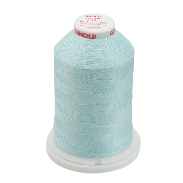 Sulky Cotton Thread 2-ply 30wt 400d 3200yds Jade Tint