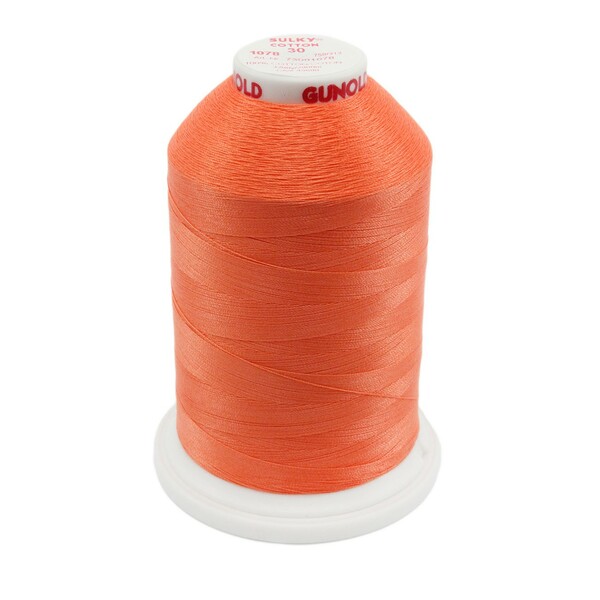 Sulky Cotton Thread 2-ply 30wt 400d 3200yds Tangerine