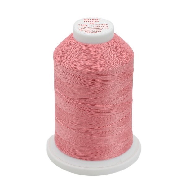 Sulky Cotton Thread 2-ply 30wt 400d 3200yds Dark Mauve