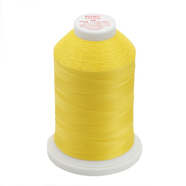 Sulky Cotton Thread 2-ply 30wt 400d 3200yds Sun Yellow