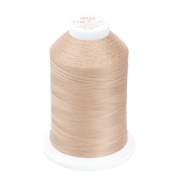 Sulky Cotton Thread 2-ply 30wt 400d 3200yds Dark Ecru