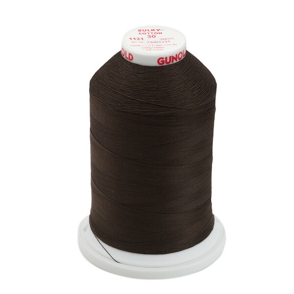 Sulky Cotton Thread 2-ply 30wt 400d 3200yds Cloister Brown