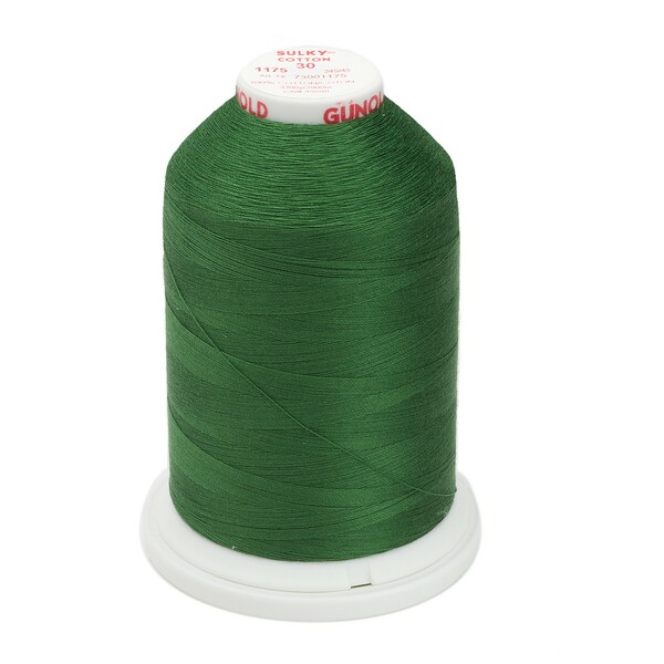 Sulky Cotton Thread 2-ply 30wt 400d 3200yds Dark Avocado