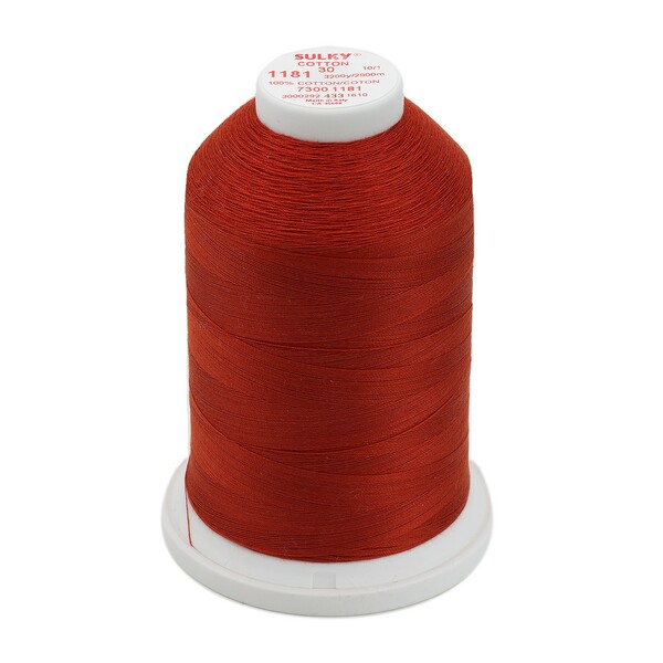 Sulky Cotton Thread 2-ply 30wt 400d 3200yds Rust