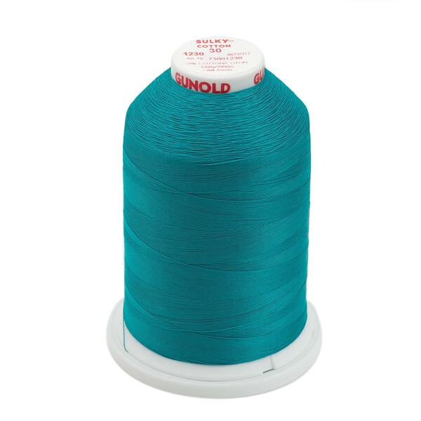 Sulky Cotton Thread 2-ply 30wt 400d 3200yds Dark Teal