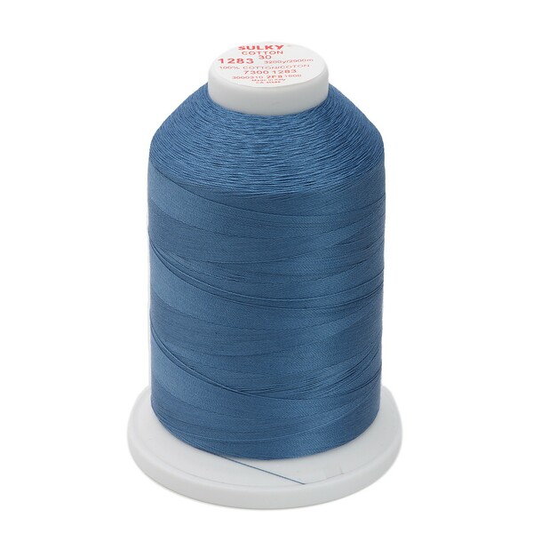 Sulky Cotton Thread 2-ply 30wt 400d 3200yds Slate Grey