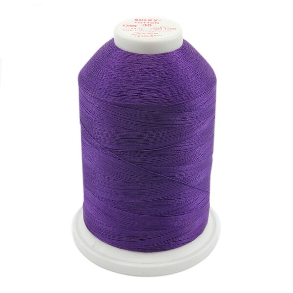 Sulky Cotton Thread 2-ply 30wt 400d 3200yds Purple Shadow