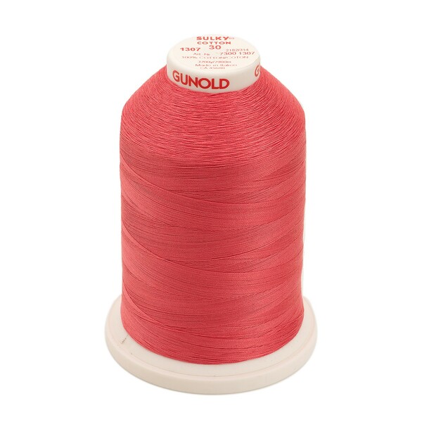 Sulky Cotton Thread 2-ply 30wt 400d 3200yds Petal Pink