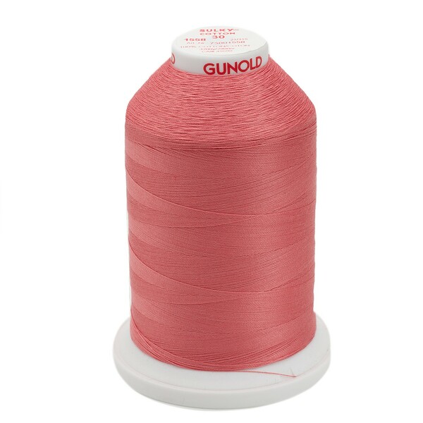 Sulky Cotton Thread 2-ply 30wt 400d 3200yds Tea Rose