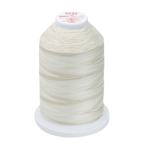 Sulky Blendables Cotton Thread 2-ply 30wt 400d 3200yds Parchment