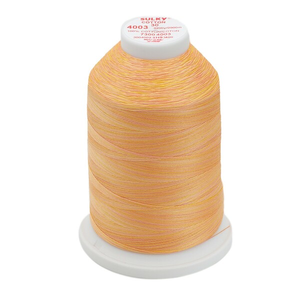 Sulky Blendables Cotton Thread 2-ply 30wt 400d 3200yds Sunset