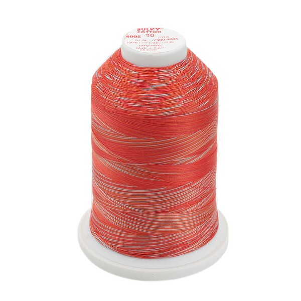 Sulky Blendables Cotton Thread 2-ply 30wt 400d 3200yds Strawberry Daiquiri