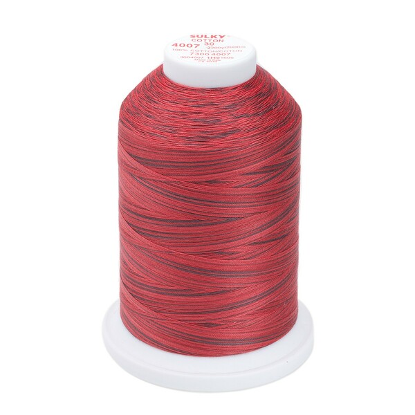 Sulky Blendables Cotton Thread 2-ply 30wt 400d 3200yds Red Bark