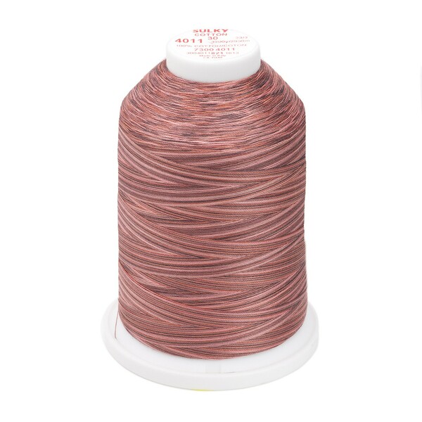 Sulky Blendables Cotton Thread 2-ply 30wt 400d 3200yds Milk Chocolate
