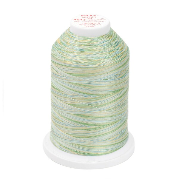 Sulky Blendables Cotton Thread 2-ply 30wt 400d 3200yds Sun & Sea