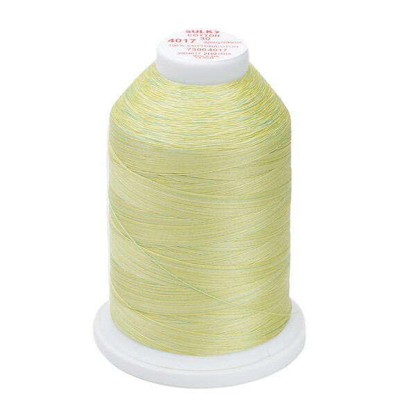 Sulky Blendables Cotton Thread 2-ply 30wt 400d 3200yds Lime Sherbet