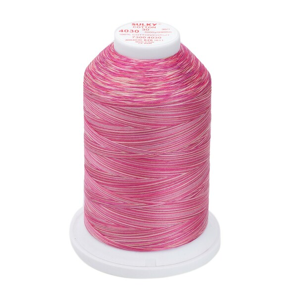 Sulky Blendables Cotton Thread 2-ply 30wt 400d 3200yds Vintage Rose