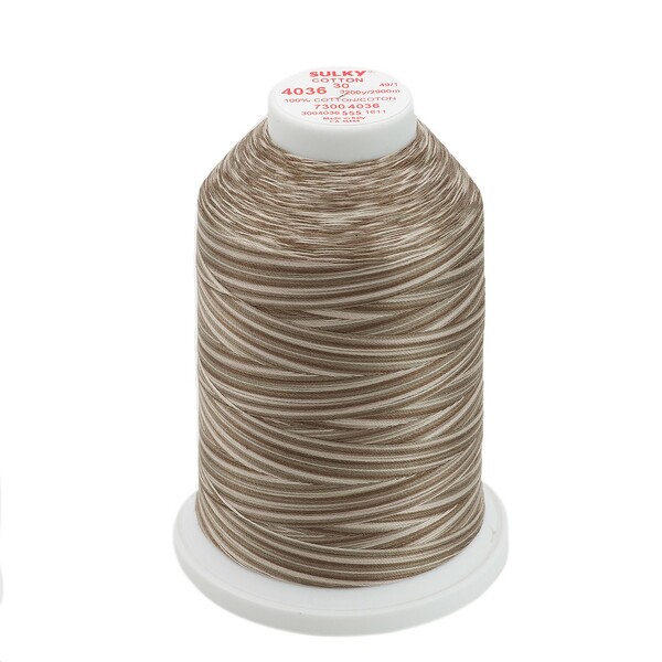 Sulky Blendables Cotton Thread 30wt 3200yds Earth Taupes