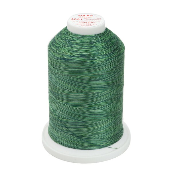 Sulky Blendables Cotton Thread 30wt 3200yds Forever Green
