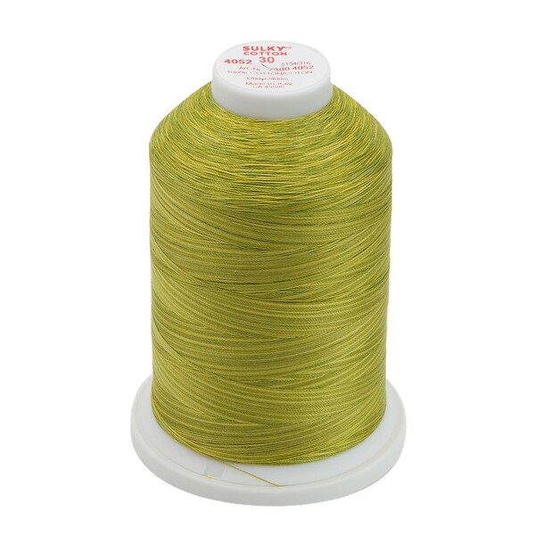 Sulky Blendables Cotton Thread 30wt 3200yds Lime Batik