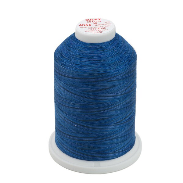 Sulky Blendables Cotton Thread 30wt 3200yds Royal Navy