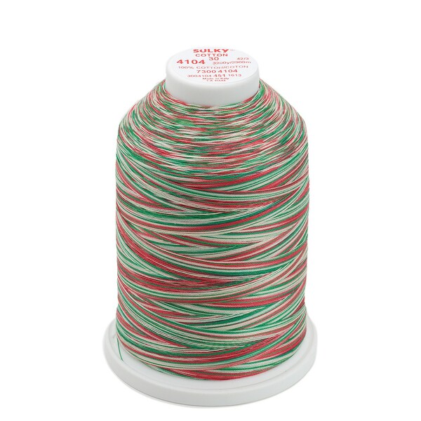Sulky Blendables Cotton Thread 2-ply 30wt 400d 3200yds Christmas Trio