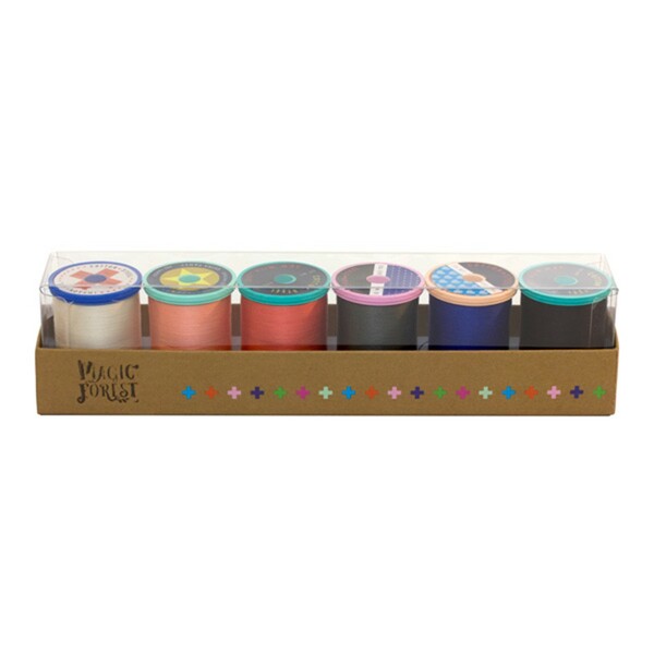 Sulky Cotton and Steel Magic Forest 50wt 660yd Six Spool Collection