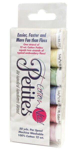 Sulky Petites 12wt Cotton Thread 6 Pack Spring