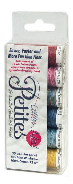 Sulky Petites 12wt Cotton Thread 6 Pack Most Popular Blendables