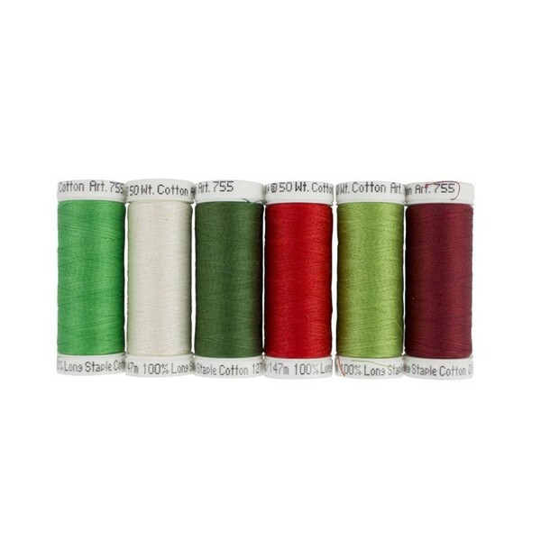 Sulky Quilting Holiday Home 50 wt Cotton Palette