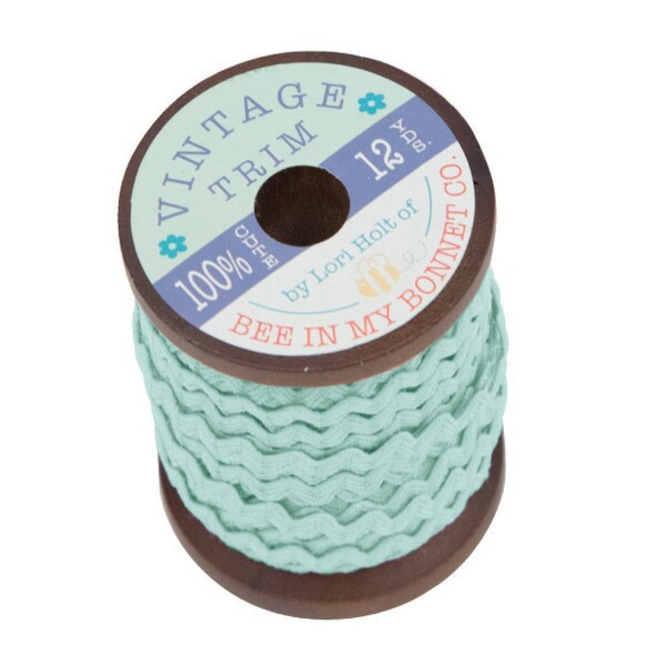 Riley Blake Designs Vintage Trim Ric Rac Song Bird 1/4in x 12yd