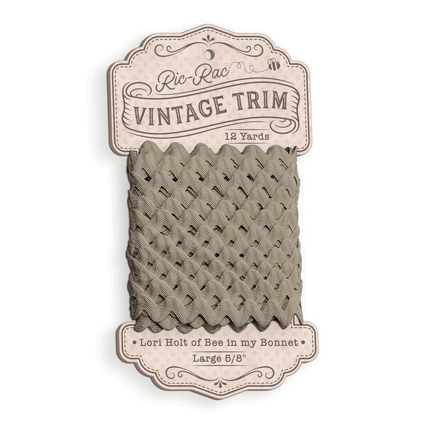 Riley Blake Designs Vintage Trim Ric Rac Pebble 5/8in x 12yd