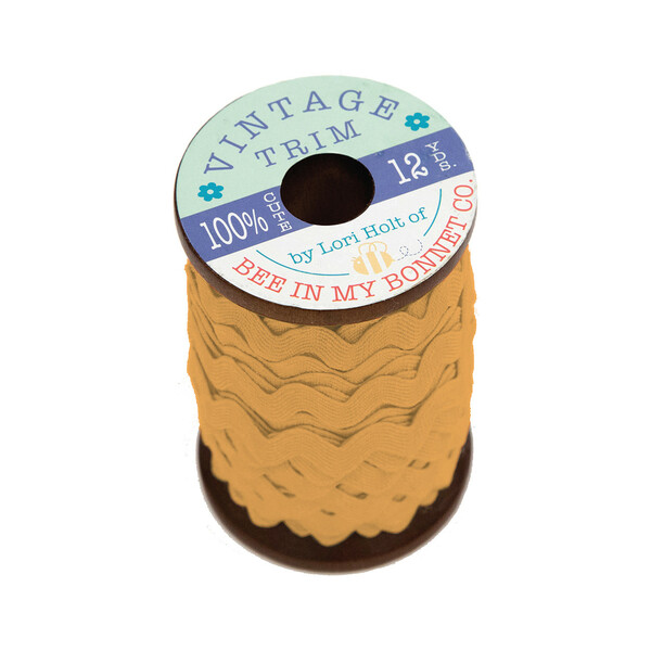 Riley Blake Designs Vintage Trim Ric Rac Cider 5/8in x 12yd