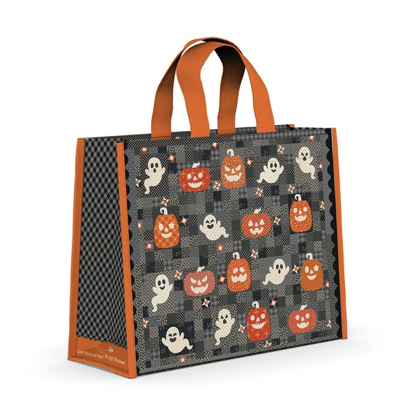 Riley Blake Designs Lori Holt Midnight Boo Trick-or-Treat Tote