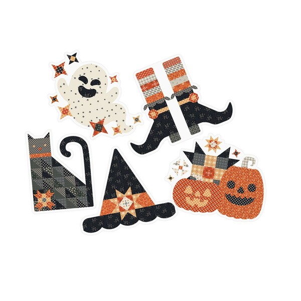 Riley Blake Designs Lori Holt Pumpkin & Licorice Stick-ems