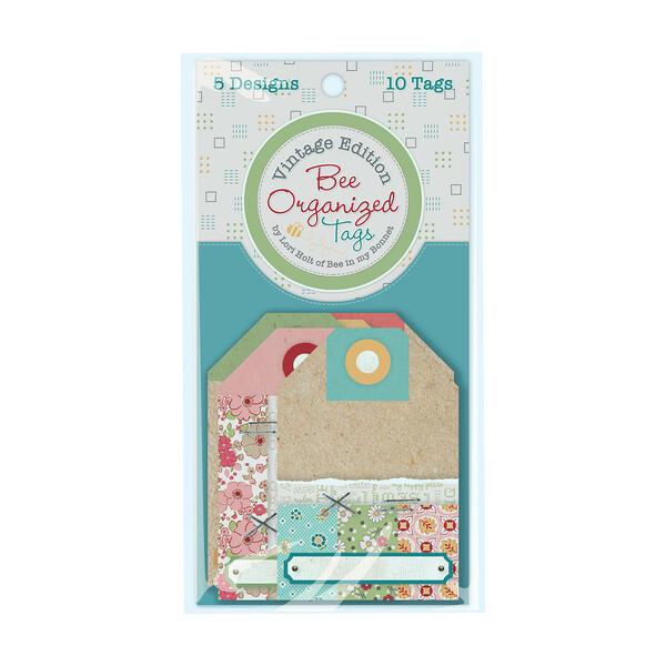 Riley Blake Designs Lori Holt Vintage Edition Bee Organized Tags
