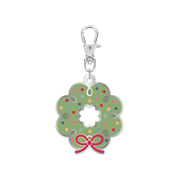 Riley Blake Designs Lori Holt Enamel Happy Charm Wreath